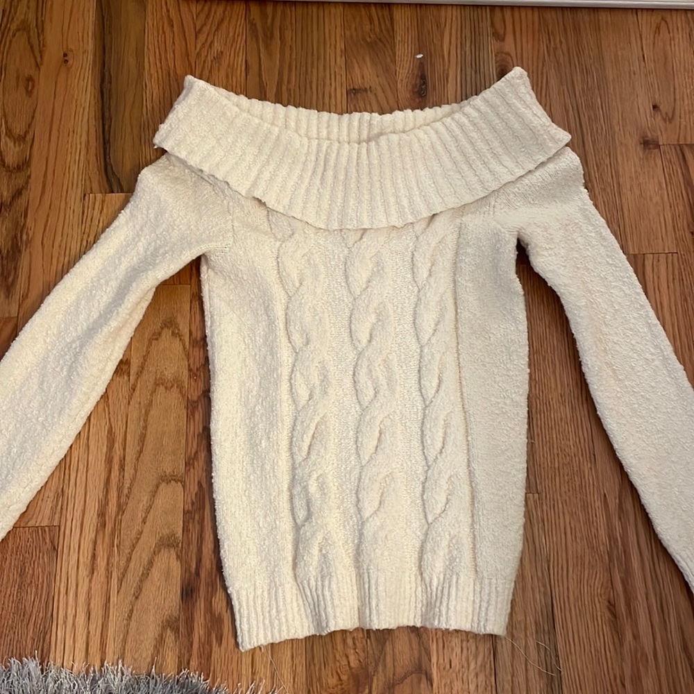 Free People Off The Shoulder Sweater